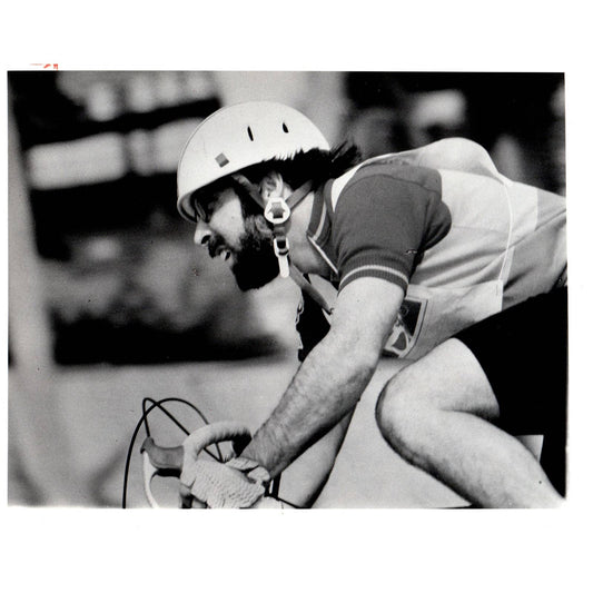 1978 Press Photo Cycling Martin Liebler Bicycle Race Miami FL 8x10" AD3