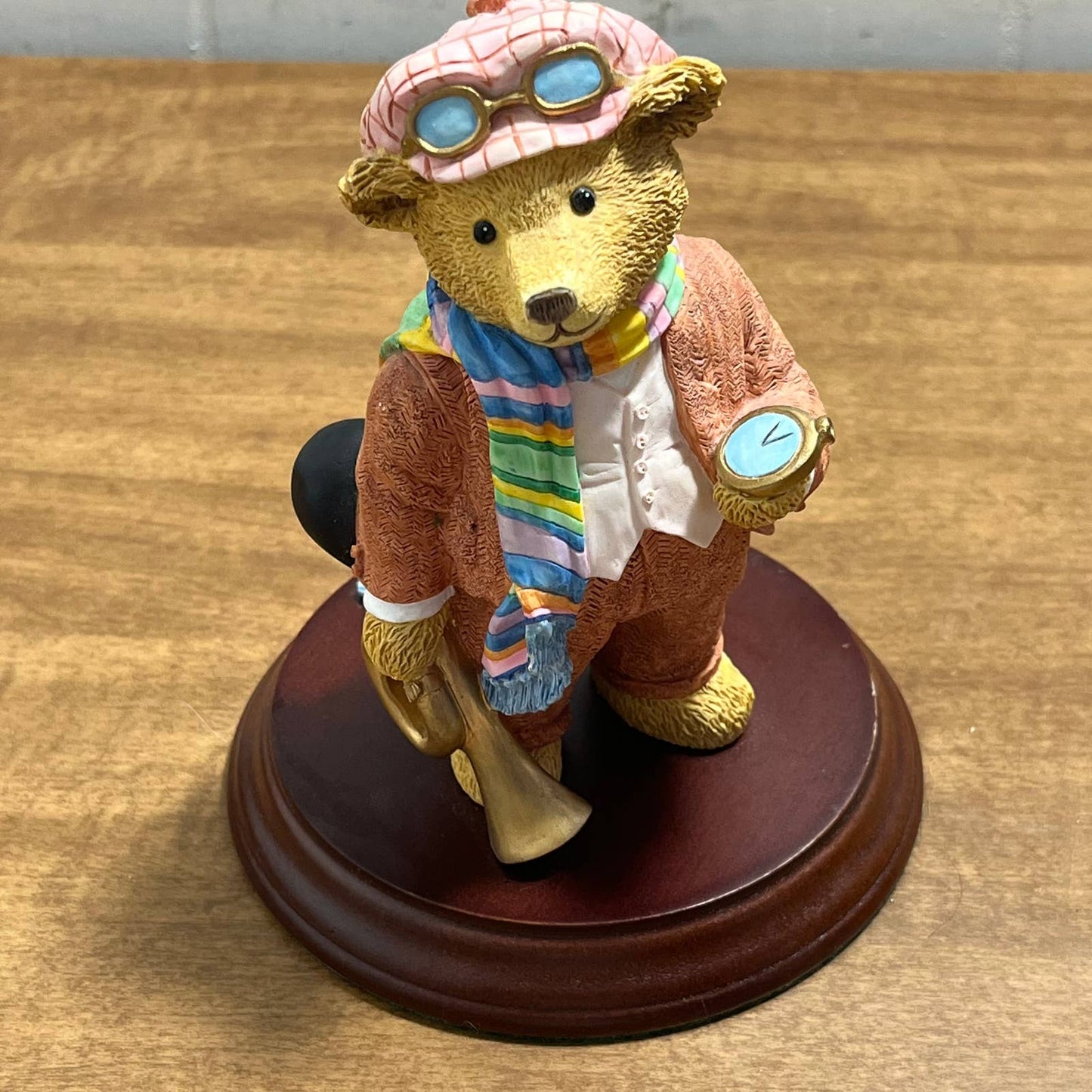 DEPARTMENT 56 UPSTAIRS DOWNSTAIRS BEARS Freddy Bosworth Ready for a Spin TA2