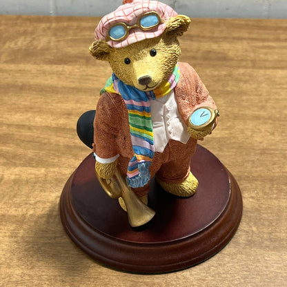 DEPARTMENT 56 UPSTAIRS DOWNSTAIRS BEARS Freddy Bosworth Ready for a Spin TA2