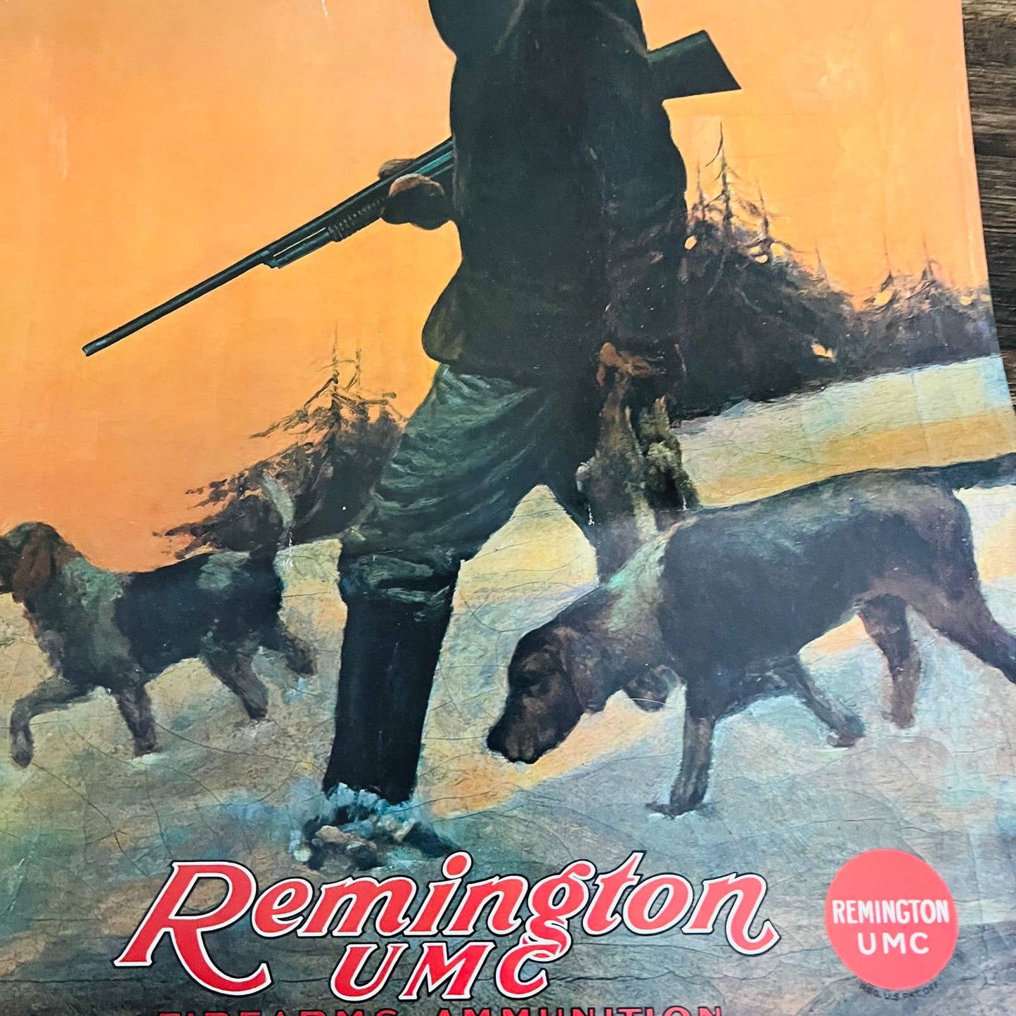 Vintage Remington Rifles UMC Hunting Rifle Poster 18 x 24 FL1