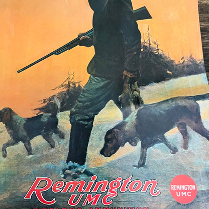 Vintage Remington Rifles UMC Hunting Rifle Poster 18 x 24 FL1