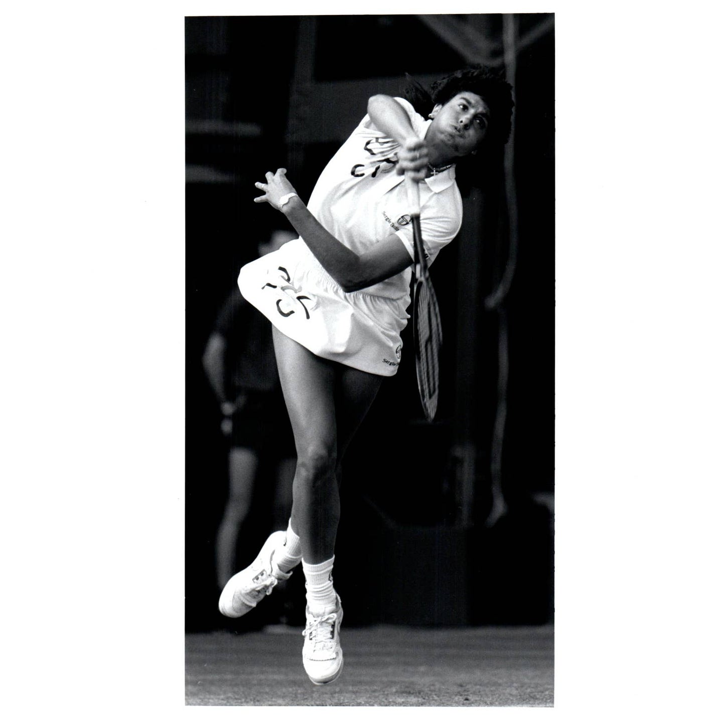 1989 Original Press Photo Women's Tennis Gabriela Sabatini ~8x10" AD2