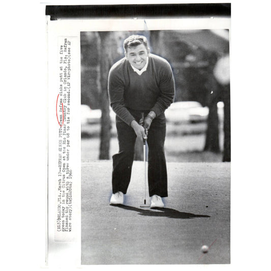 1966 Original Press Photo Golf Dean Refram Citrus Open Rio Pinar 8x10" AD2