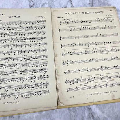 J. Haydn 6 Duos Pour Deux Violons 1905 Violin Sheet Music TK2-SM2