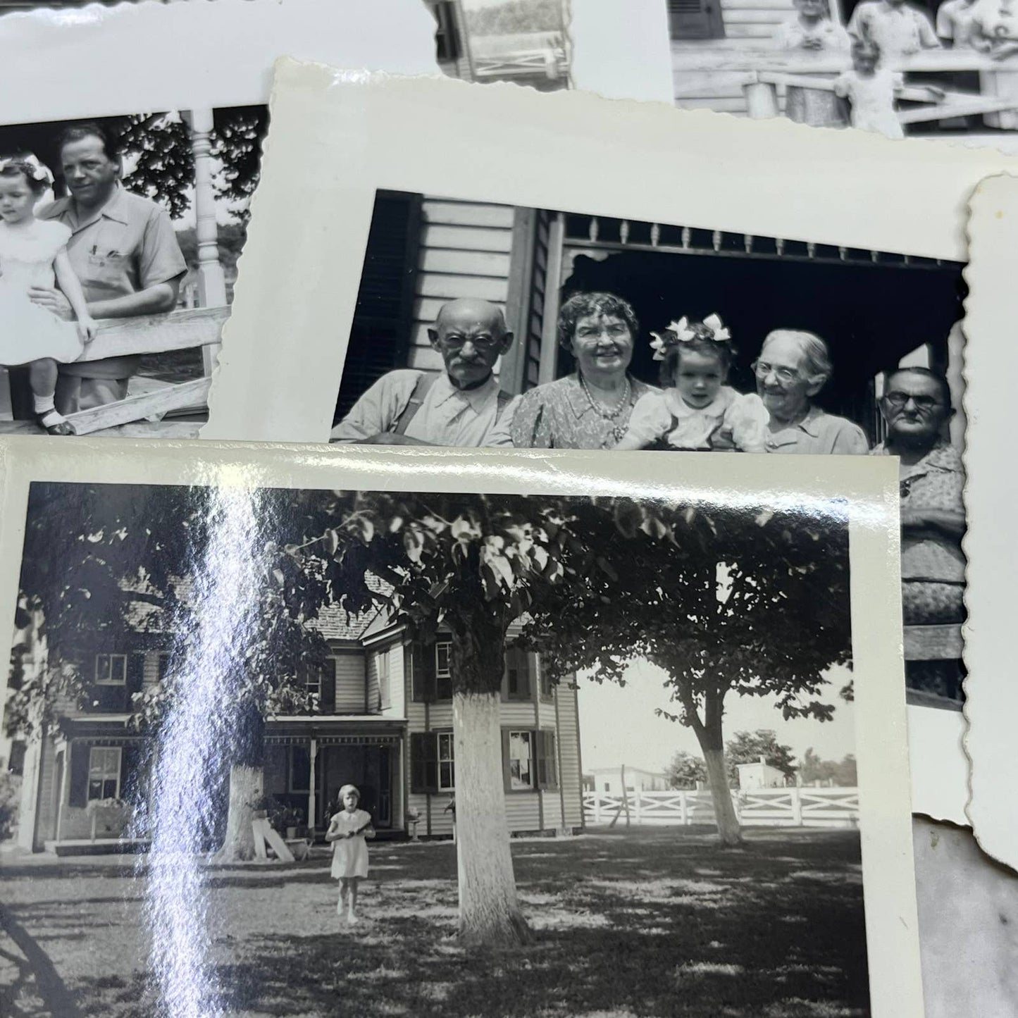 c1940 Collection of Photos & Negatives White Stone VA Family Gathering TJ9-PG2