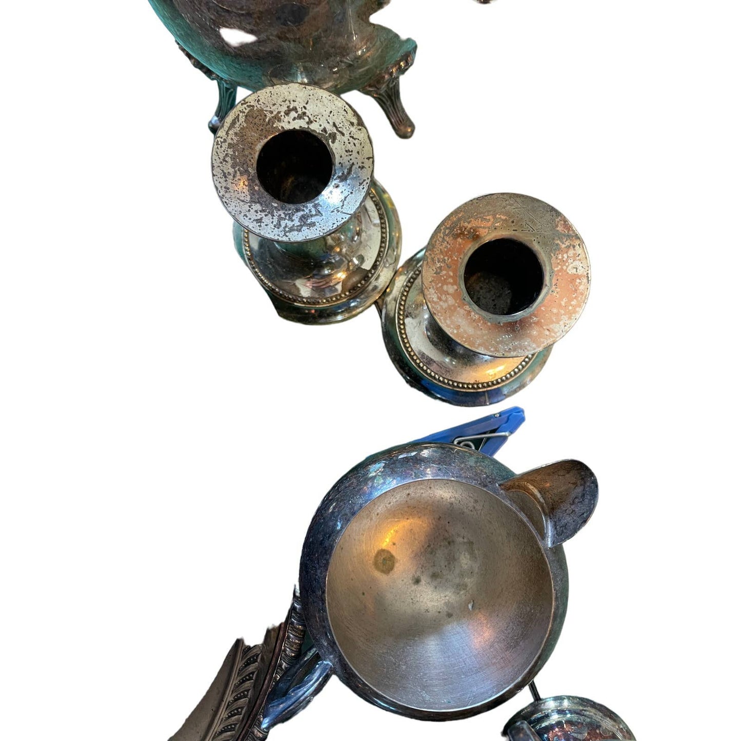 HUGE Lot of Silver Plate Silverplate Items Over 20 Lbs