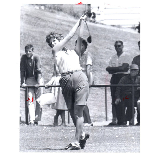 1963 Original Press Photo Ladies' PGA Golf Patti Shook ~8x10 AD1