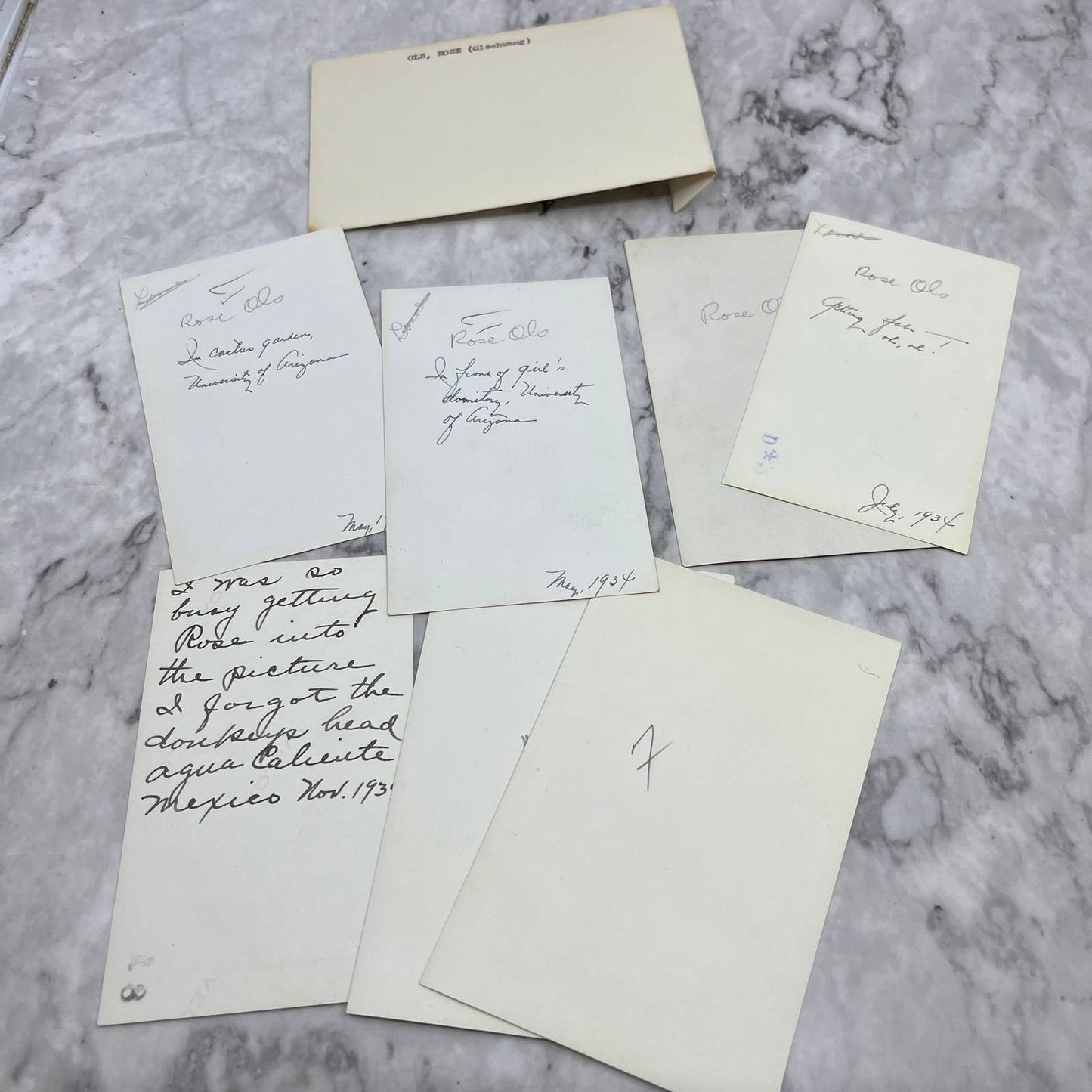 1920s Collection of Photos of Rose Olschwang Mexico & University of Arizona TJ8