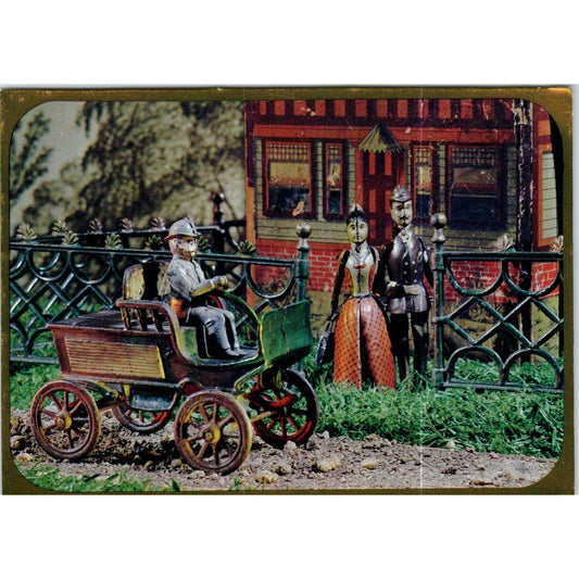 1969 Hallmark Harris Horseless Carriage Mechanical Toys Postcard TK1-P18