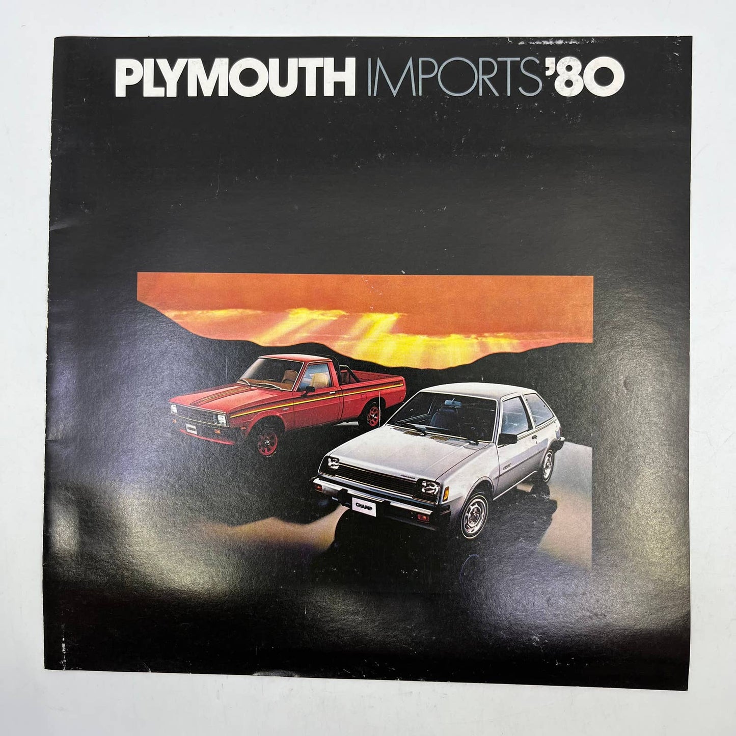1980 Plymouth Imports Original Dealer New Car Showroom Brochure TH8