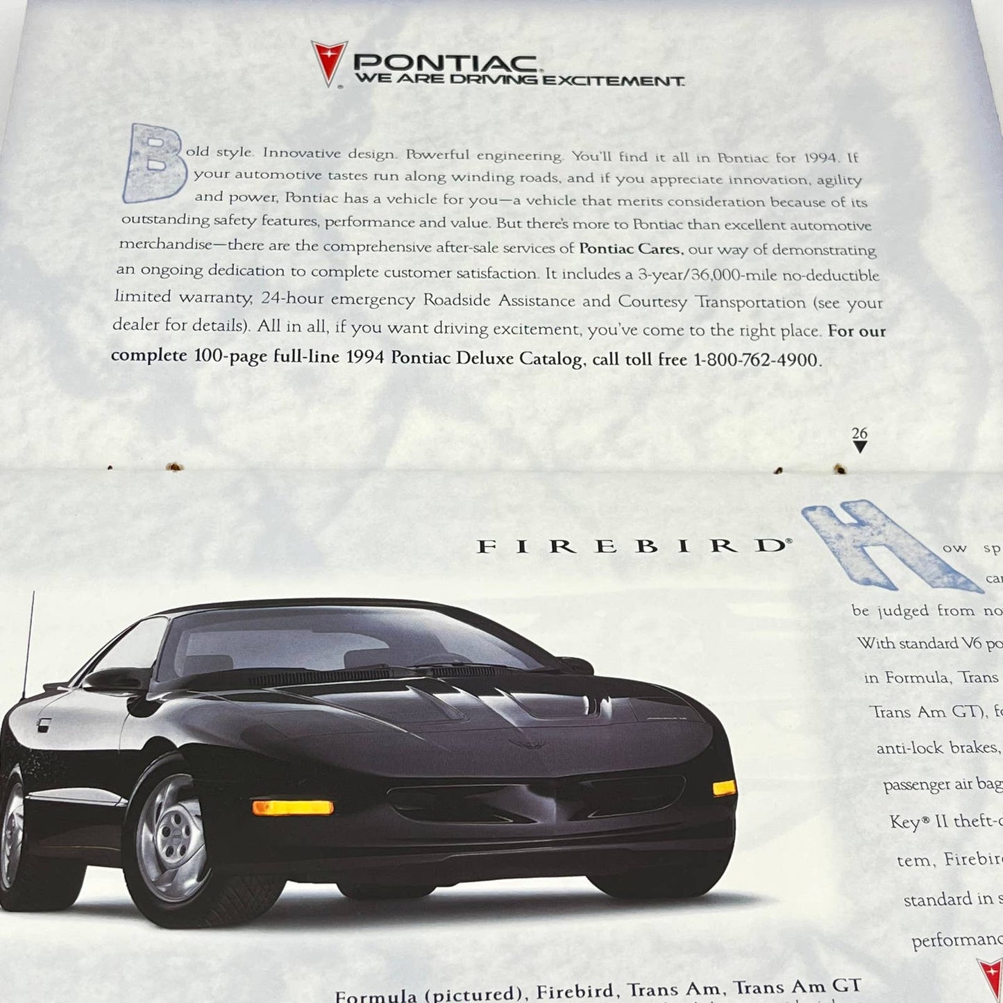 1994 GM General Motors Brochure/Catalog Chevy Cadillac Buick Pontiac Saturn TD8