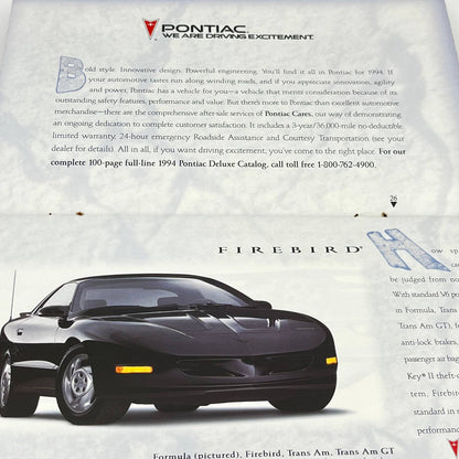 1994 GM General Motors Brochure/Catalog Chevy Cadillac Buick Pontiac Saturn TD8