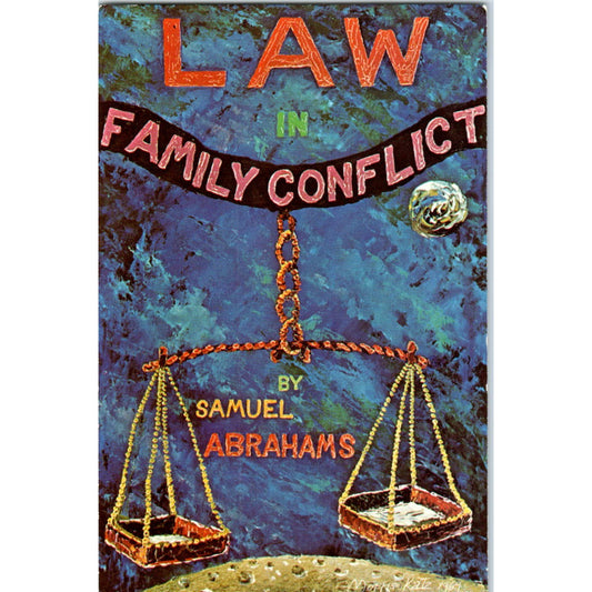 Law in Family Conflict by Samuel Abrahams Morris Katz - Original Postcard TJ9-P1