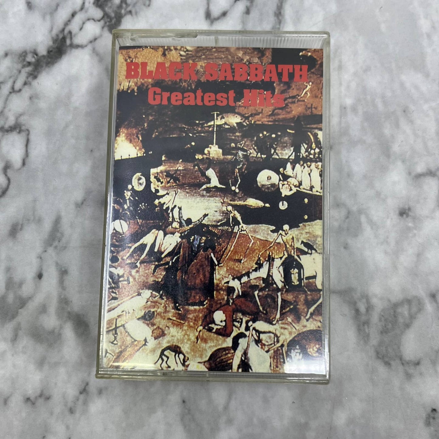 Black Sabbath "Greatest Hits" Iron Man War Pigs Cassette Tape TD9-55
