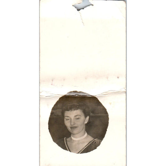 Custom Woman Photo Portrait Advertising Matchbook Cover MM10-3