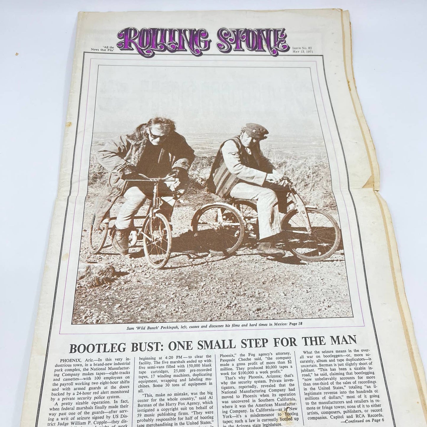 Rolling Stone magazine May 13 1971 Peter Fonda Dennis Hopper John Mendelsohn TF8