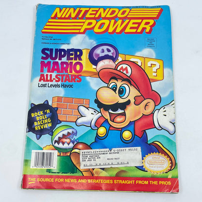 Nintendo Power Volume 52 Super Mario All-Stars Cvr w/ Mortal Kombat Poster TE9