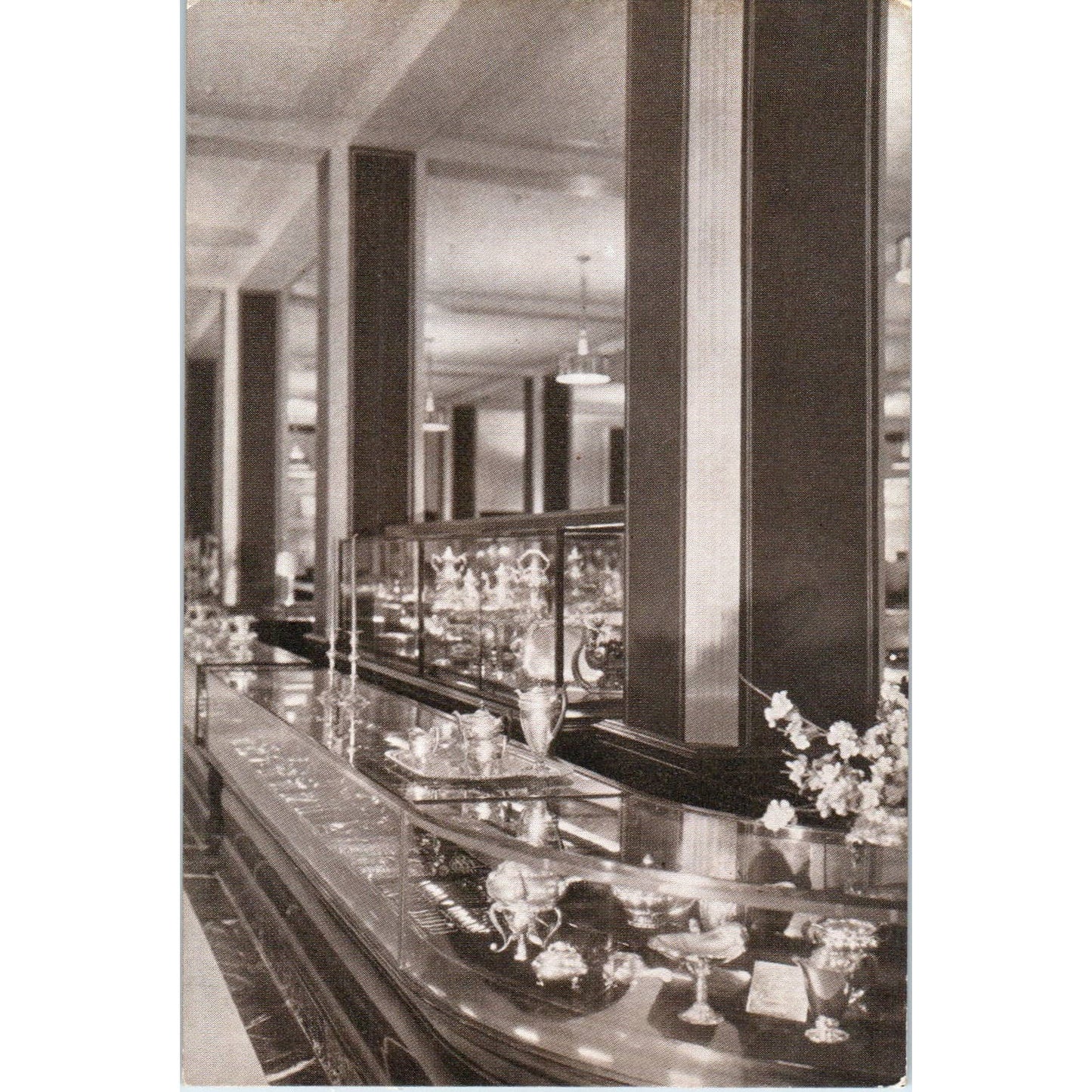 Marshall Field & Co Jewelry and Silverware Section Original Postcard TK1-25