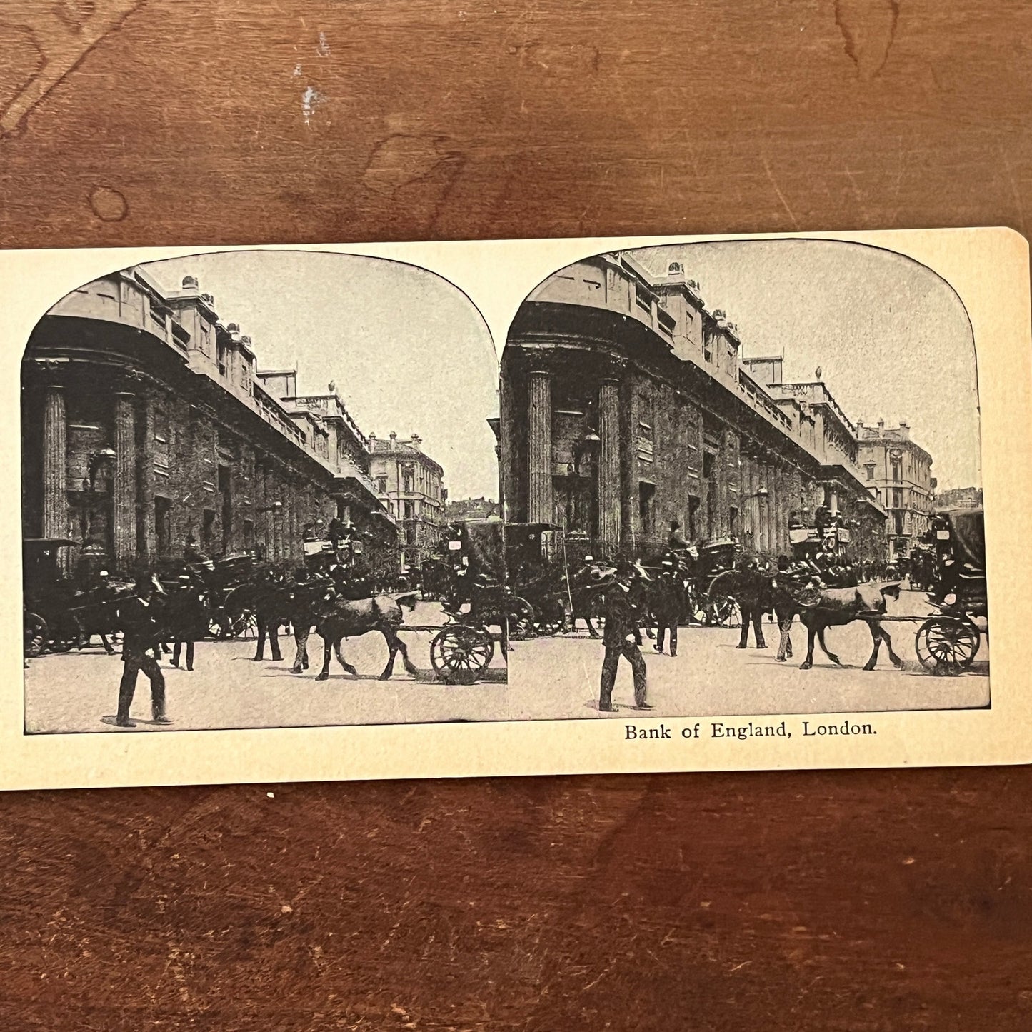 Bank of England, London Antique Stereoview Card H2-3