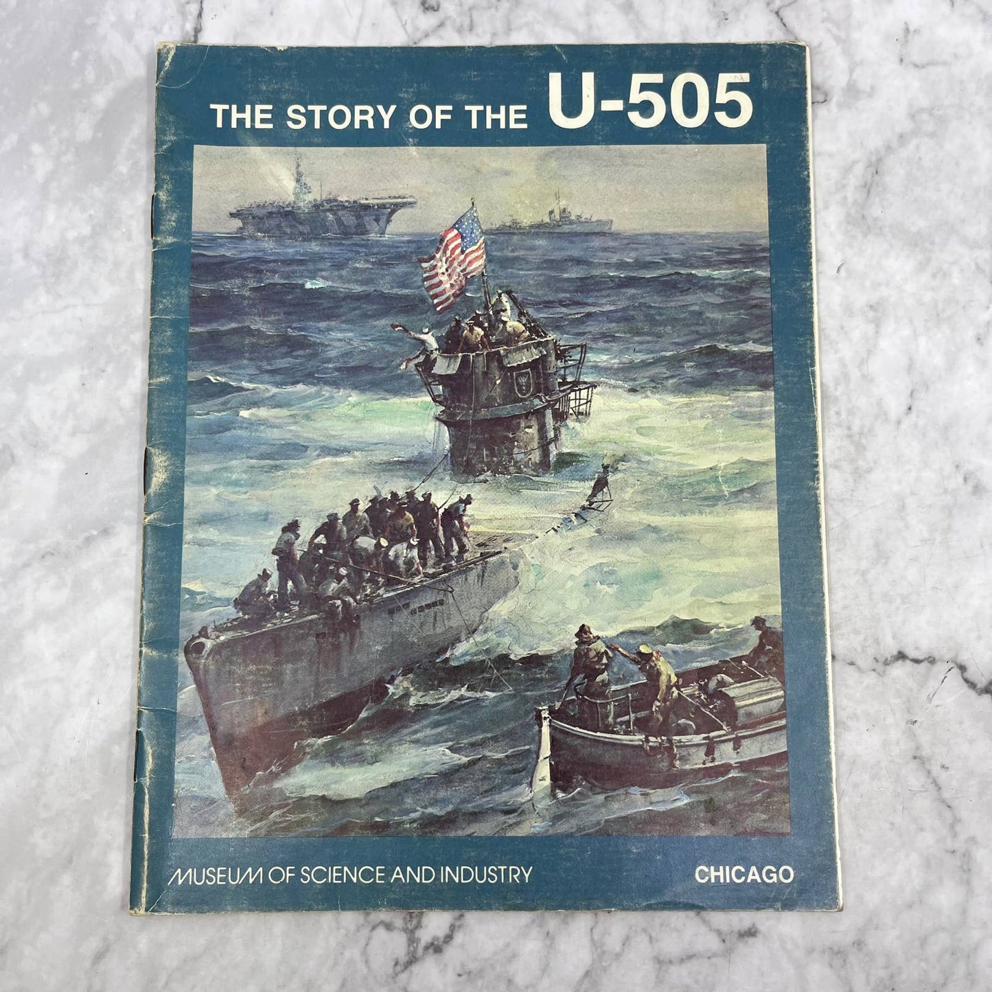 U-505 German Submarine WW2 The Story of 1955 Chicago Museum S&I Program TJ3