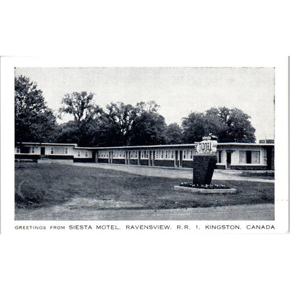 Siesta Motel Ravensview R.R. 1 Kingston Canada - Original Postcard P3-4