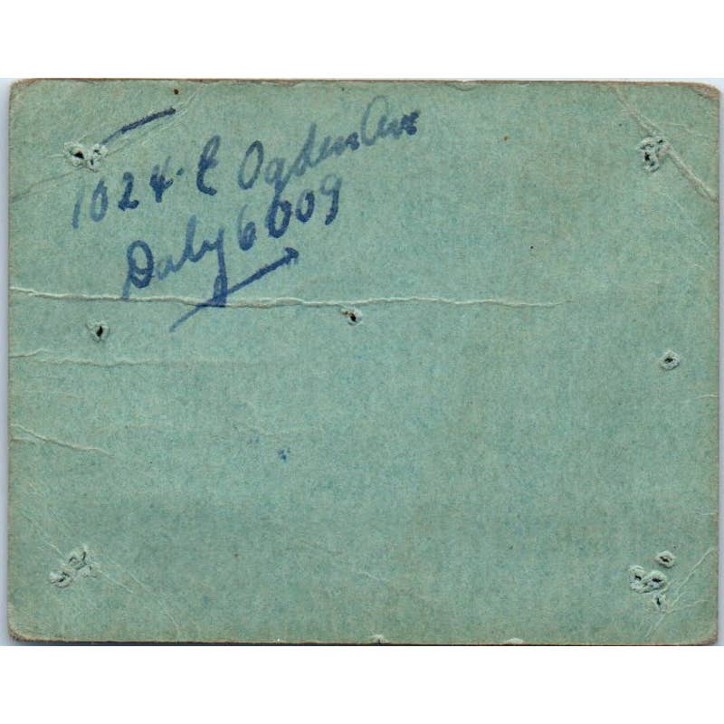 1936 Annual Milwaukee Drama Guild Pass Card Carl Anderson SE5