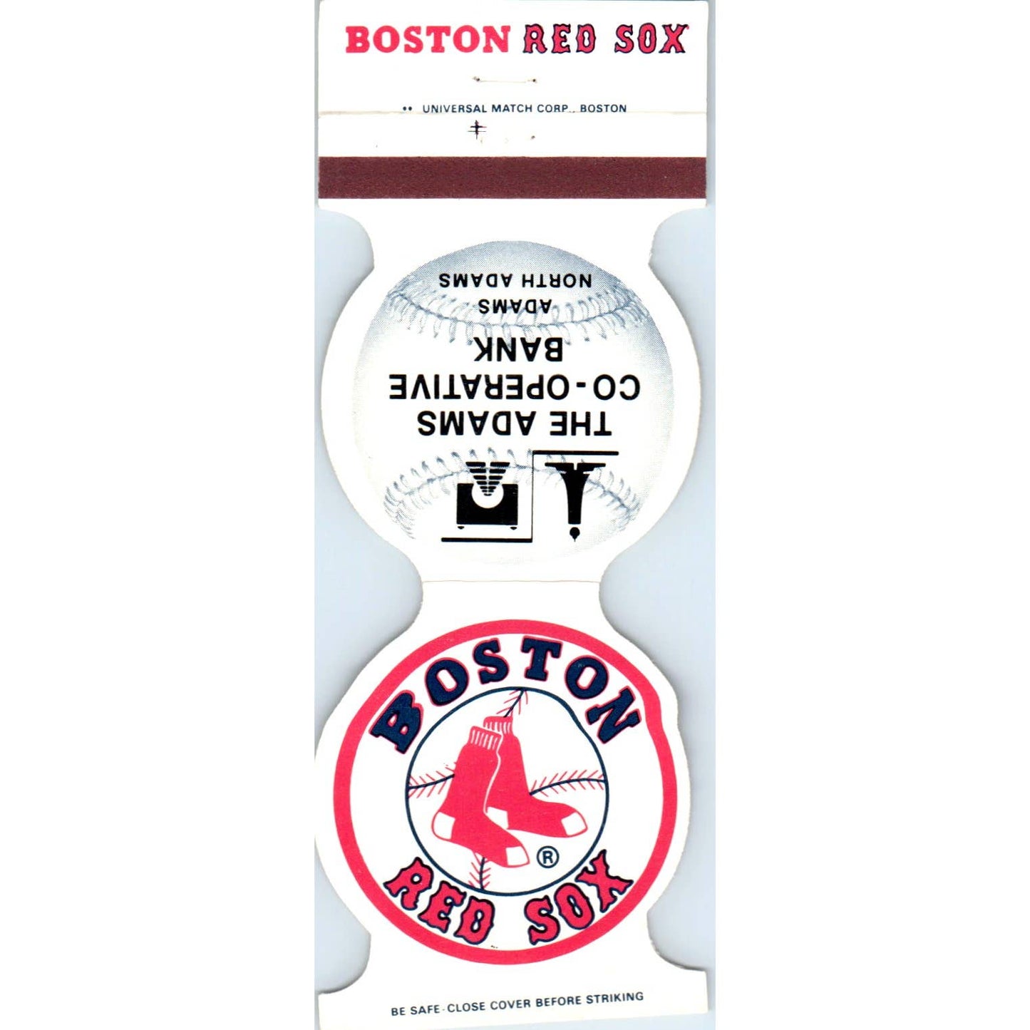 1983 Boston Red Sox Baseball MLB Schedule Matchbook Cover SA1-M4