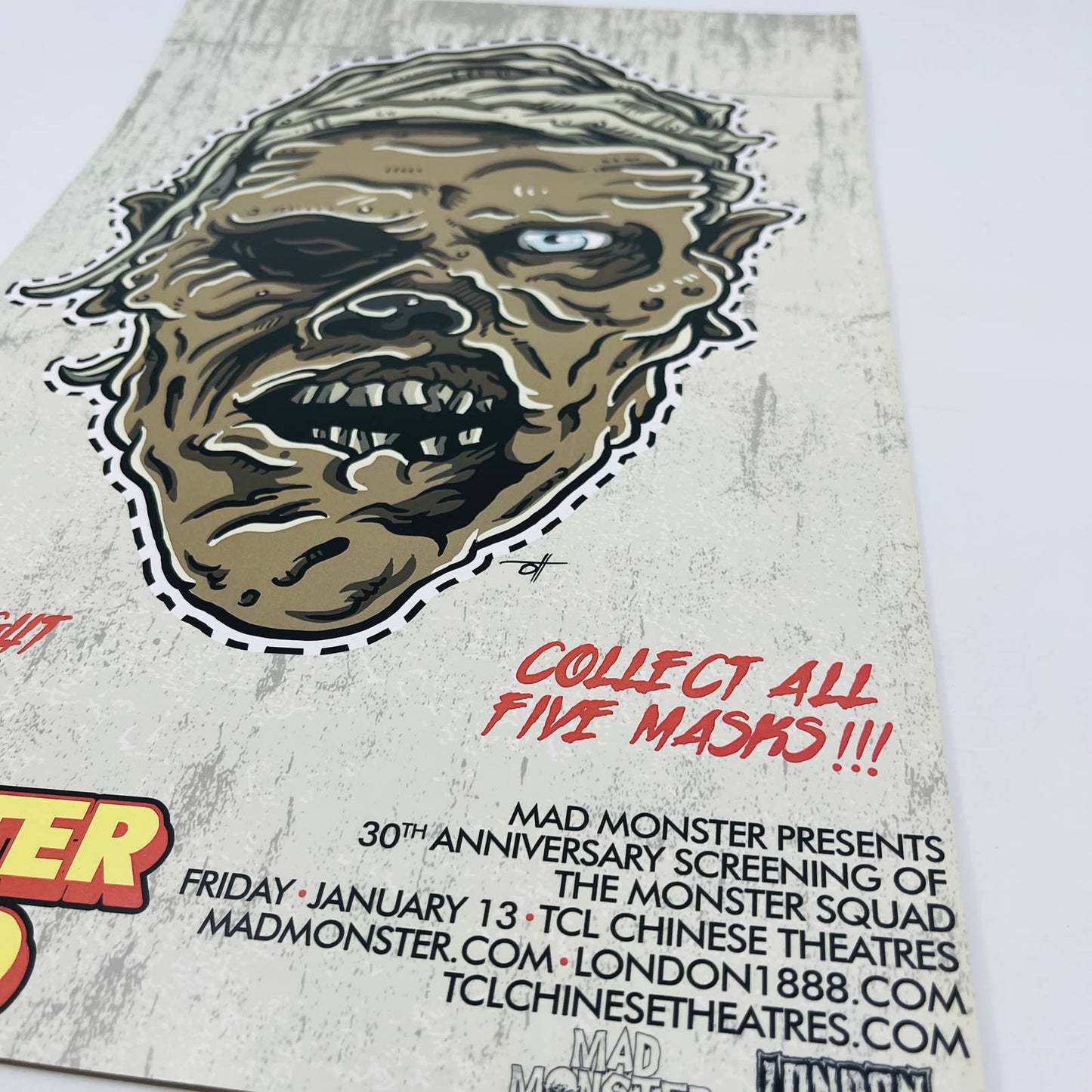 Monster Squad Zombie Christopher Ott Limited Edition Movie Poster 11x17 FL2