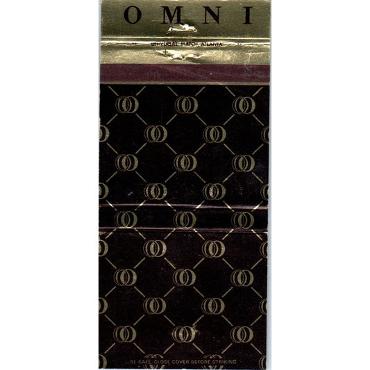 Omni Hotel Atlanta Norfolk Miami Advertising Matchbook Cover SA1-M10