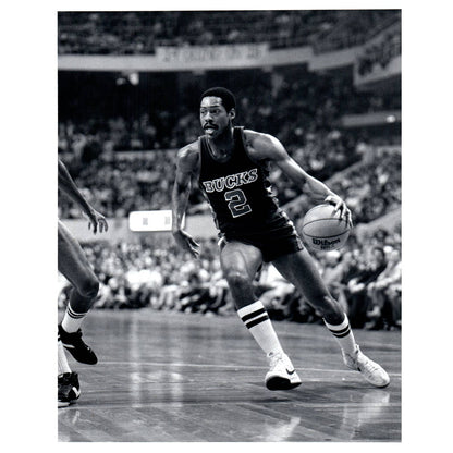 1982 Press Photo Basketball NBA Milwaukee Bucks Junior Bridgeman 8x10" AD3