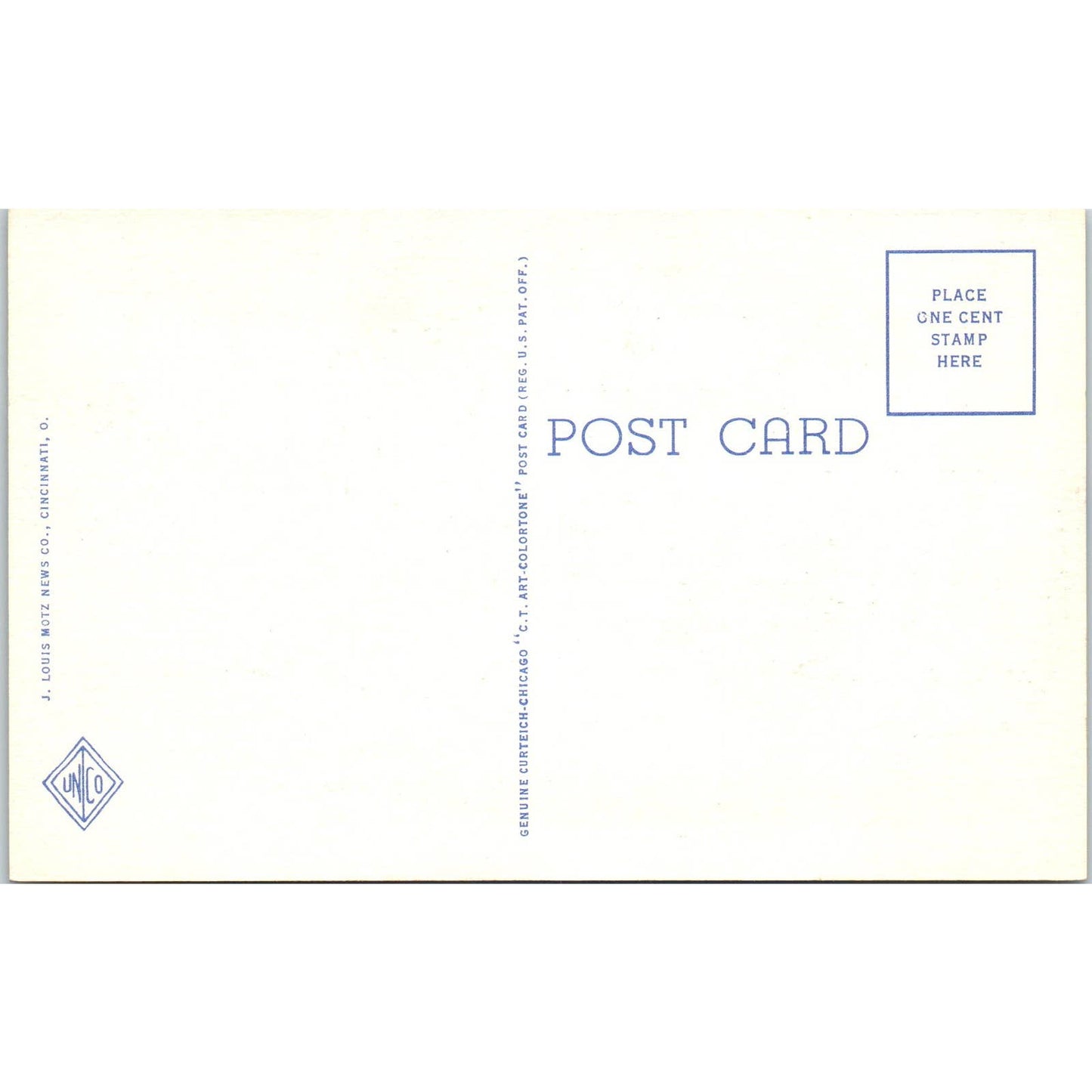 Vintage Postcard A Message from Cincinnati OH TD8-O2