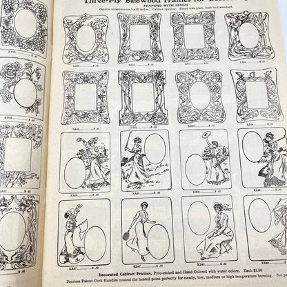 1904 Thayer & Chandler Pyrography Catalog No. 57 Chicago TF7