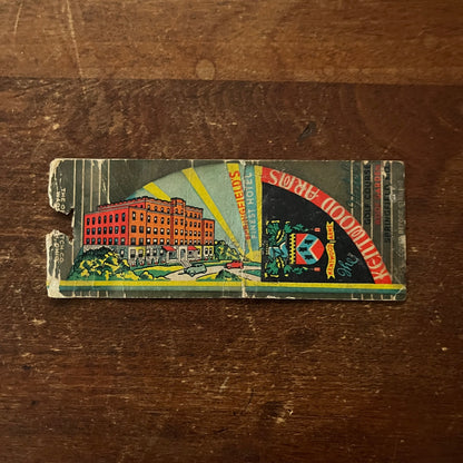 Kentwood Arms Hotel Golf Course Springfield MO Advertising Matchbook MM11-5