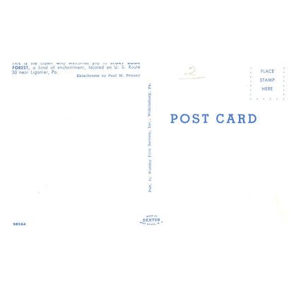 Story Book Forest Welcome Clown Ligonier Pennsylvania - Postcard TJ8-2