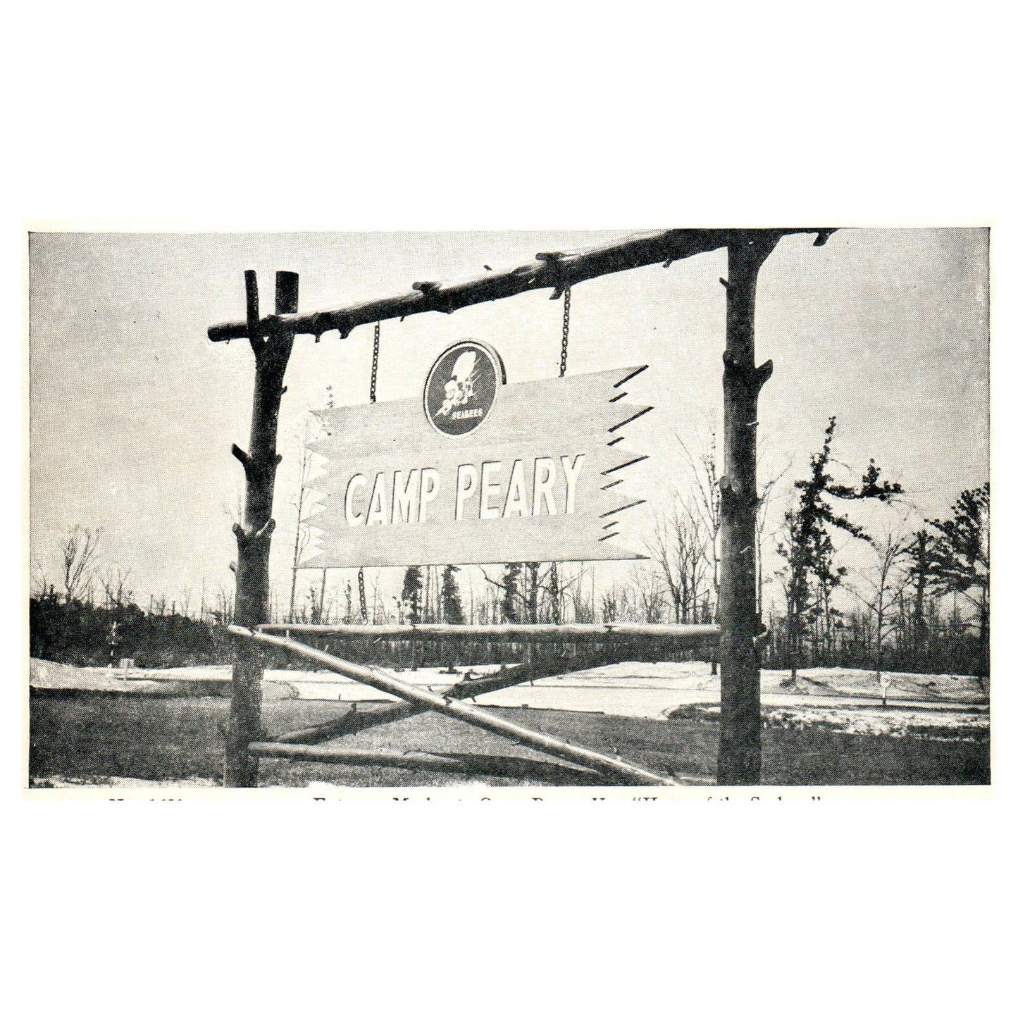 Camp Peary Williamsburg Virginia - Original Postcard TJ8-5