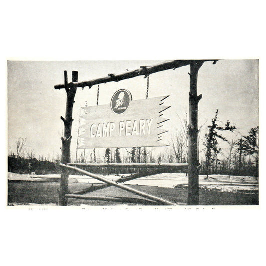 Camp Peary Williamsburg Virginia - Original Postcard TJ8-5