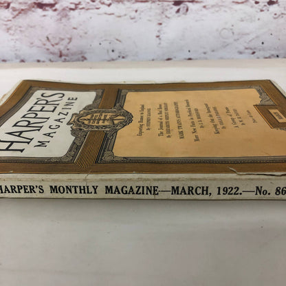 Harper's Magazine - March 1922 Mark Twain’s Autobiography Many Ads