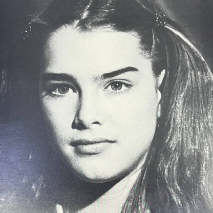 Vintage Brooke Shields Head Shot Portrait Black & White 8x10 AB4-21