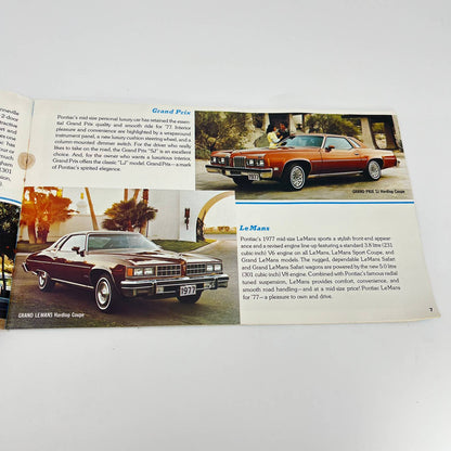 1977 General Motors Full-Line Booklet Brochure Chevy Caprice Fleetwood TD8