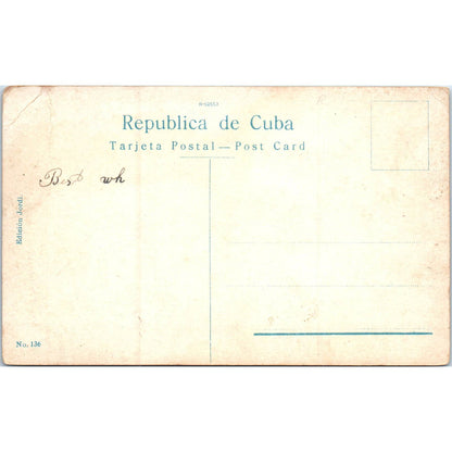 Malecon Punta and Morro Castle Havana Cuba Original Postcard TK1-P16