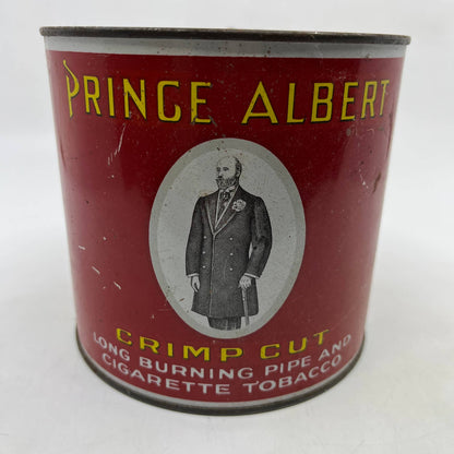 Vintage Prince Albert Pipe And Cigarette Tobacco Tin  Empty 14oz w/ Opener TI2