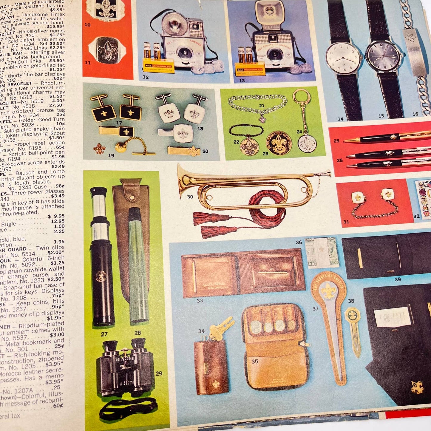 Vintage 1965 Boy Scouts Catalog Camp Pomperaug Union CT TF6