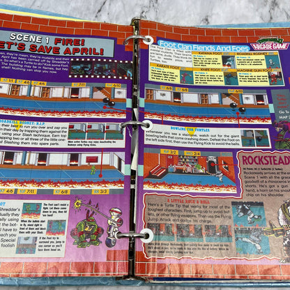 c1989 Binder of Clipped NES Maps and Articles From Nintendo Power Magazine TJ6-1