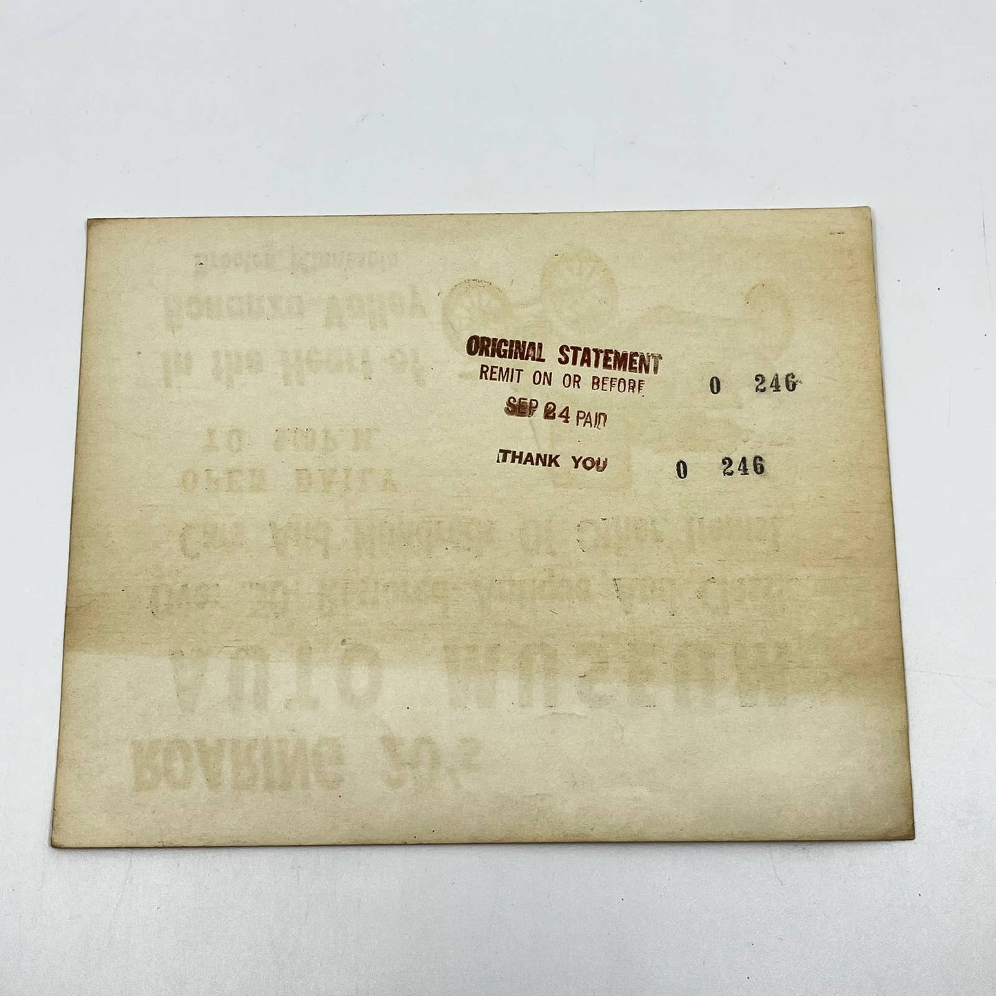 Vintage Advertisement Roaring 20’s Auto Museum Bonanza Valley Brooten MN AA7