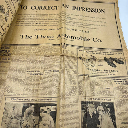 1927 March 3 DAILY NORTHWESTERN Newspaper Prohibition Measure to President TI6-2