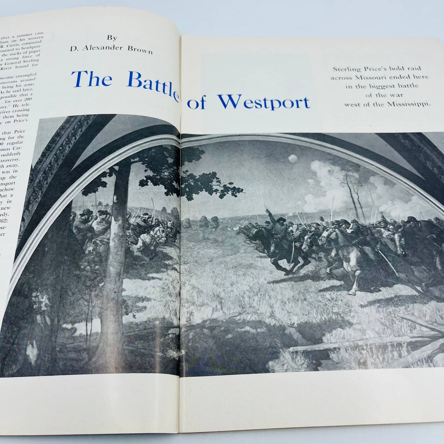 Vintage Civil War Times Illustrated July 1966 The Battle of Westport