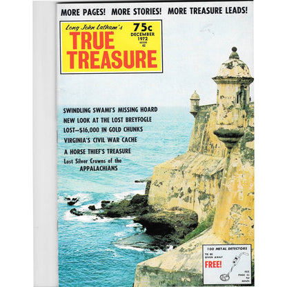 Long John Latham's Treasure Magazine - Gold Mining Metal Detecting Dec 1972 M5