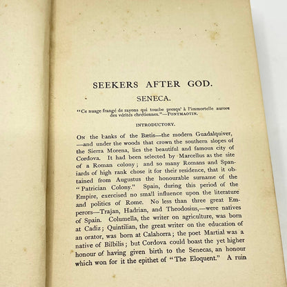 1870s Seekers After God F.W. Farrar - John Lovell Company HC TF9