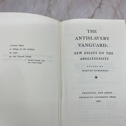 The Antislavery Vanguard: New Essays on the Abolitionists - 1965 TC5