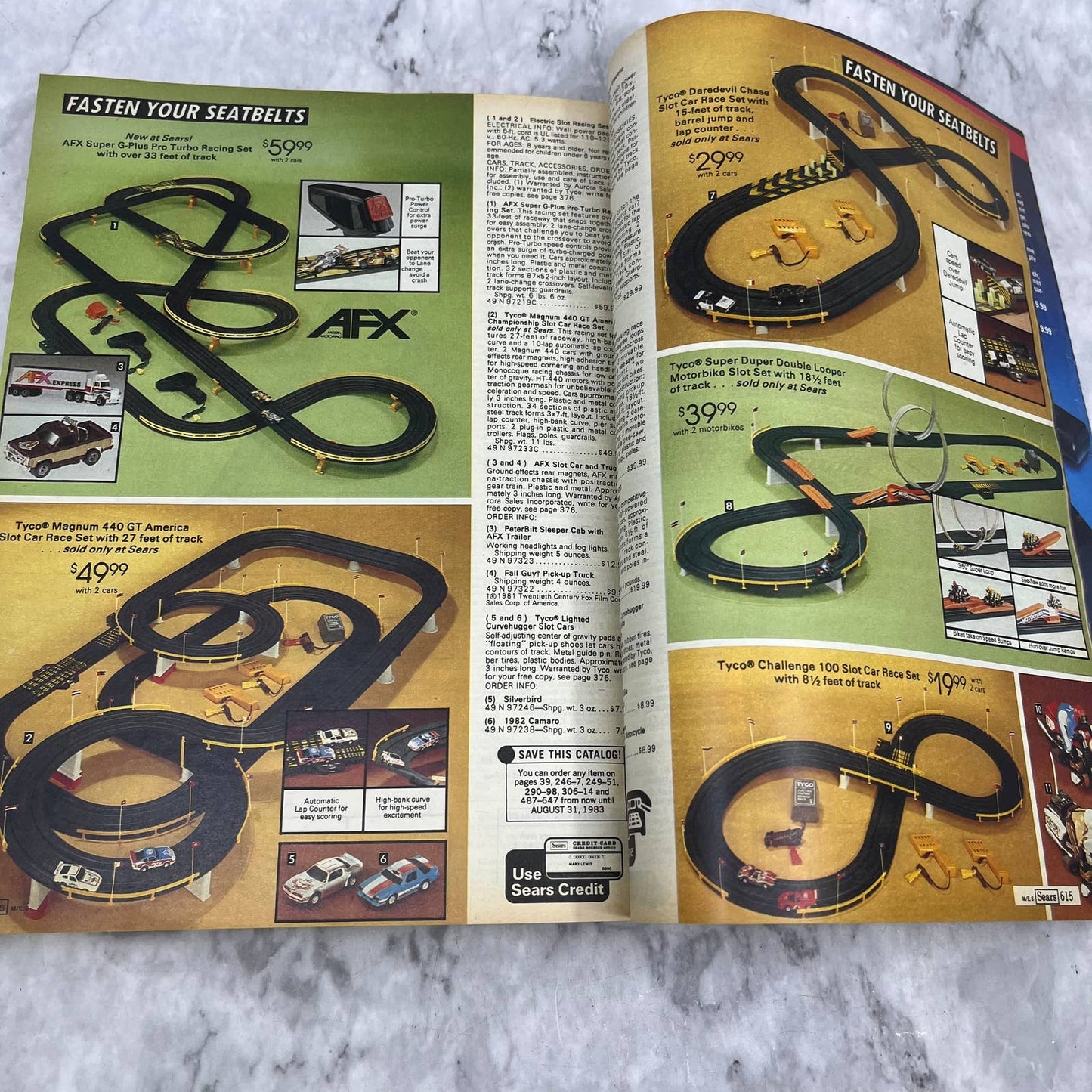 Vintage Sears Wish Book 1982 Christmas Toy Catalog Barbie, Star Wars, Lego S4